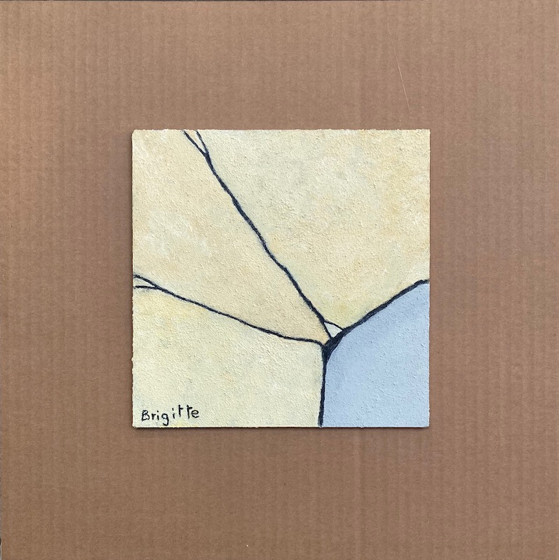 Patrick Luypaert
' Brigitte '
Acrylique sur carton mousse
21 x 21 cm sur carton 40 x 40 cm