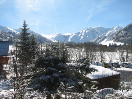 Le Sancy en Hiver vu de la terrasse