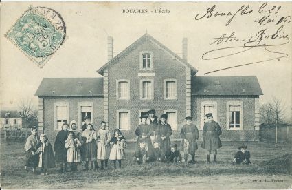 Bouafles l ecole 1906