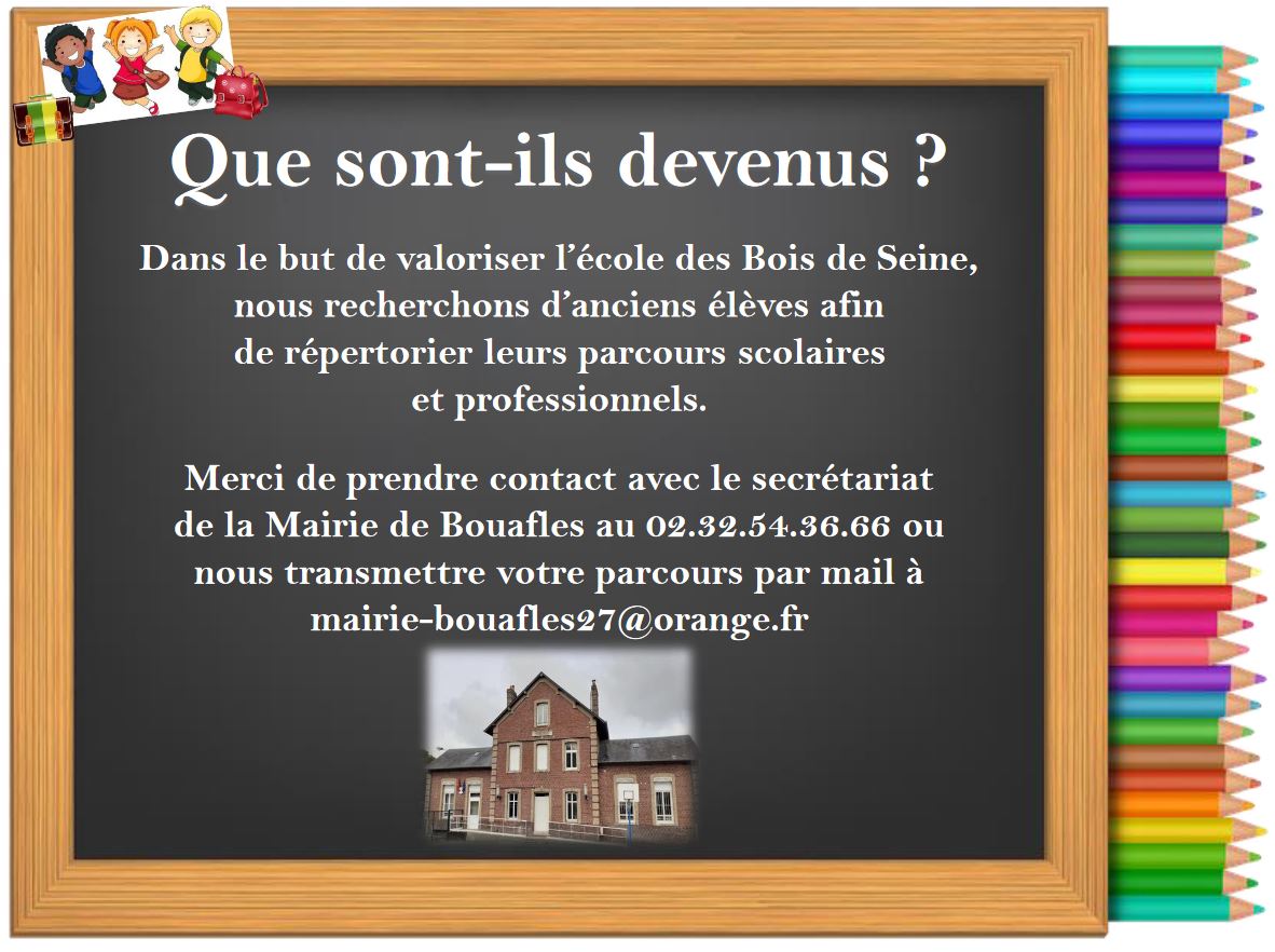 2025 Affiche-que-sont-ils-devenus Ecole-des-Bois-de-Seine