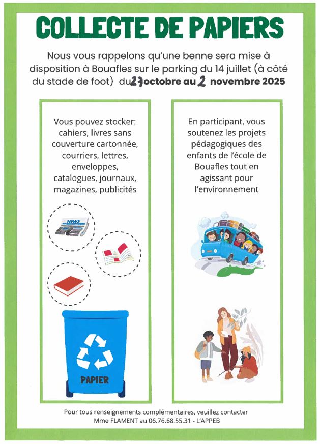 2025 APPEB Collecte-papier
