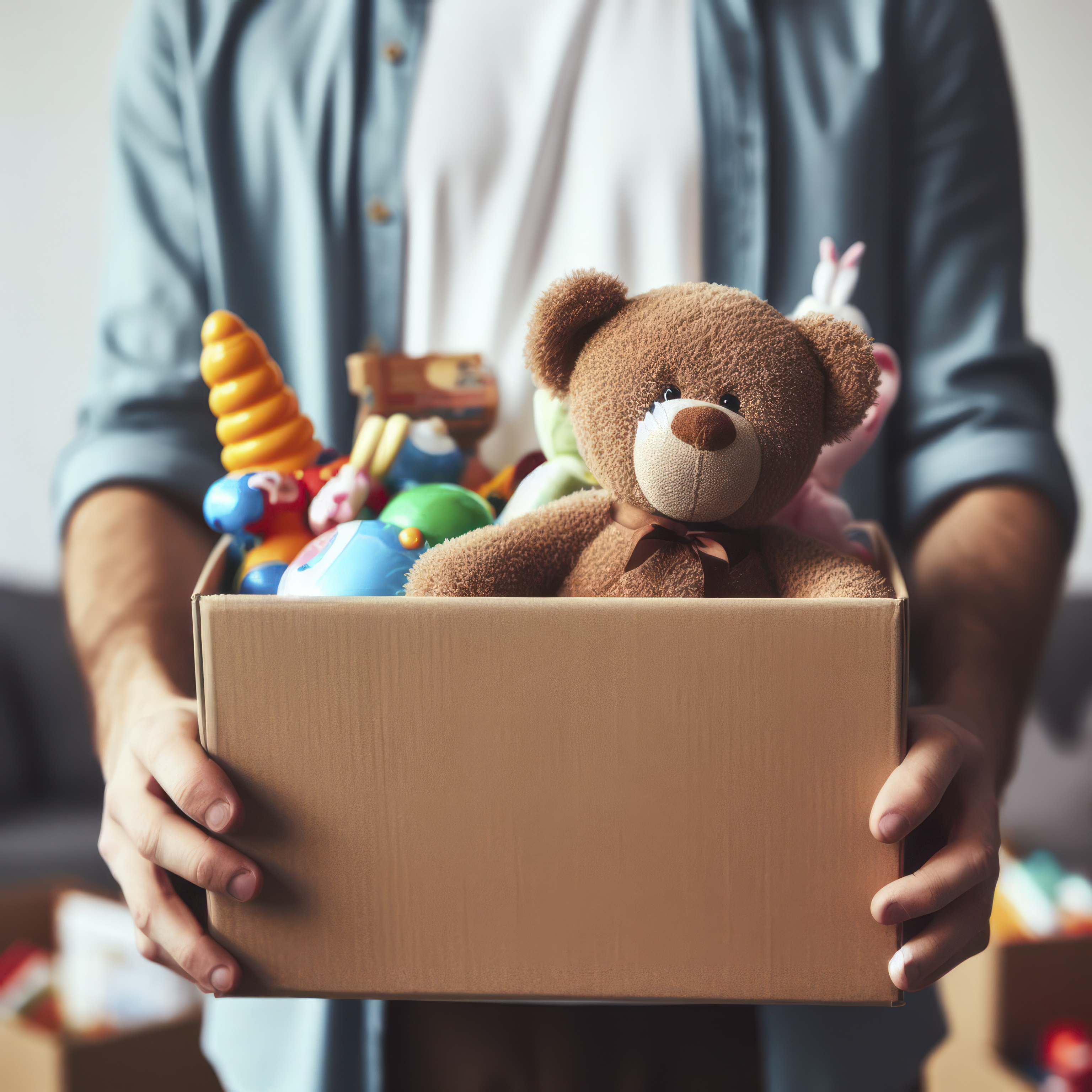 Close-up-d-un-homme-avec-une-boite-en-carton-pleine-de-jouets-a-donner-a-un-generatif