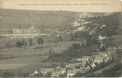 Le petit andelys vue des plaines de bouafles 1911