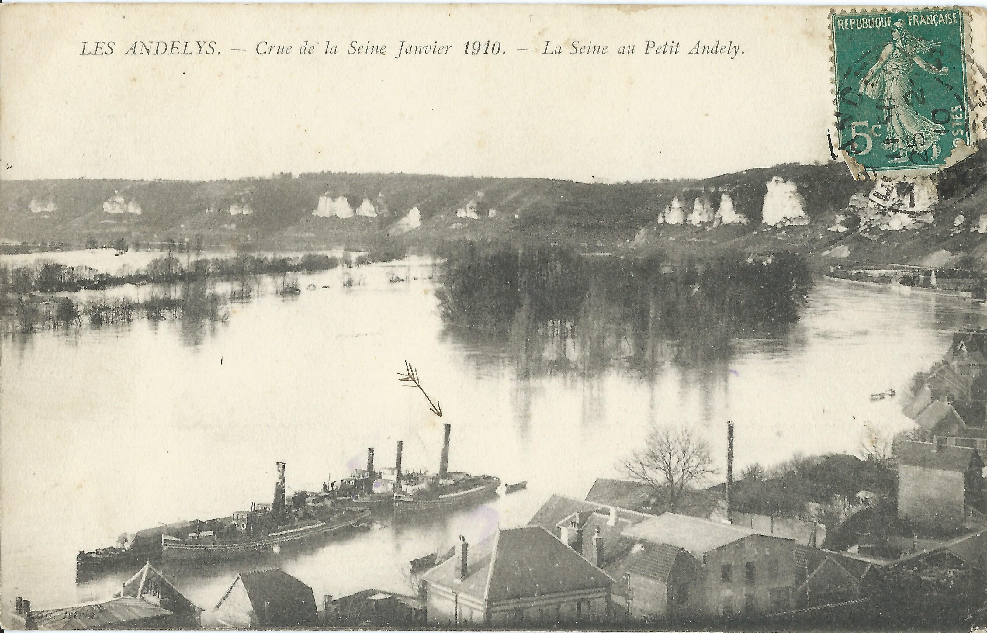 Les andelys crue de 1910