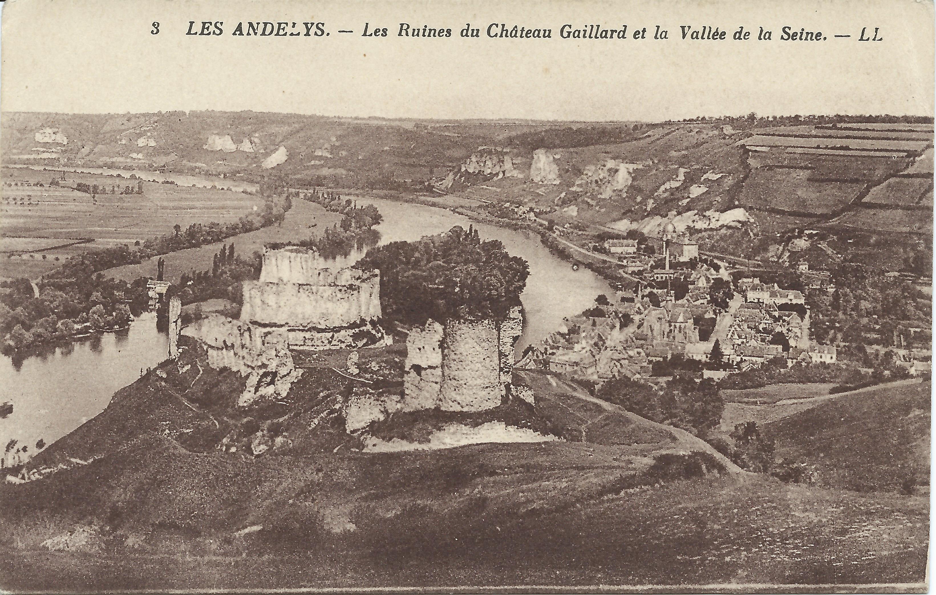 Les andelys ruines du chateau gaillard