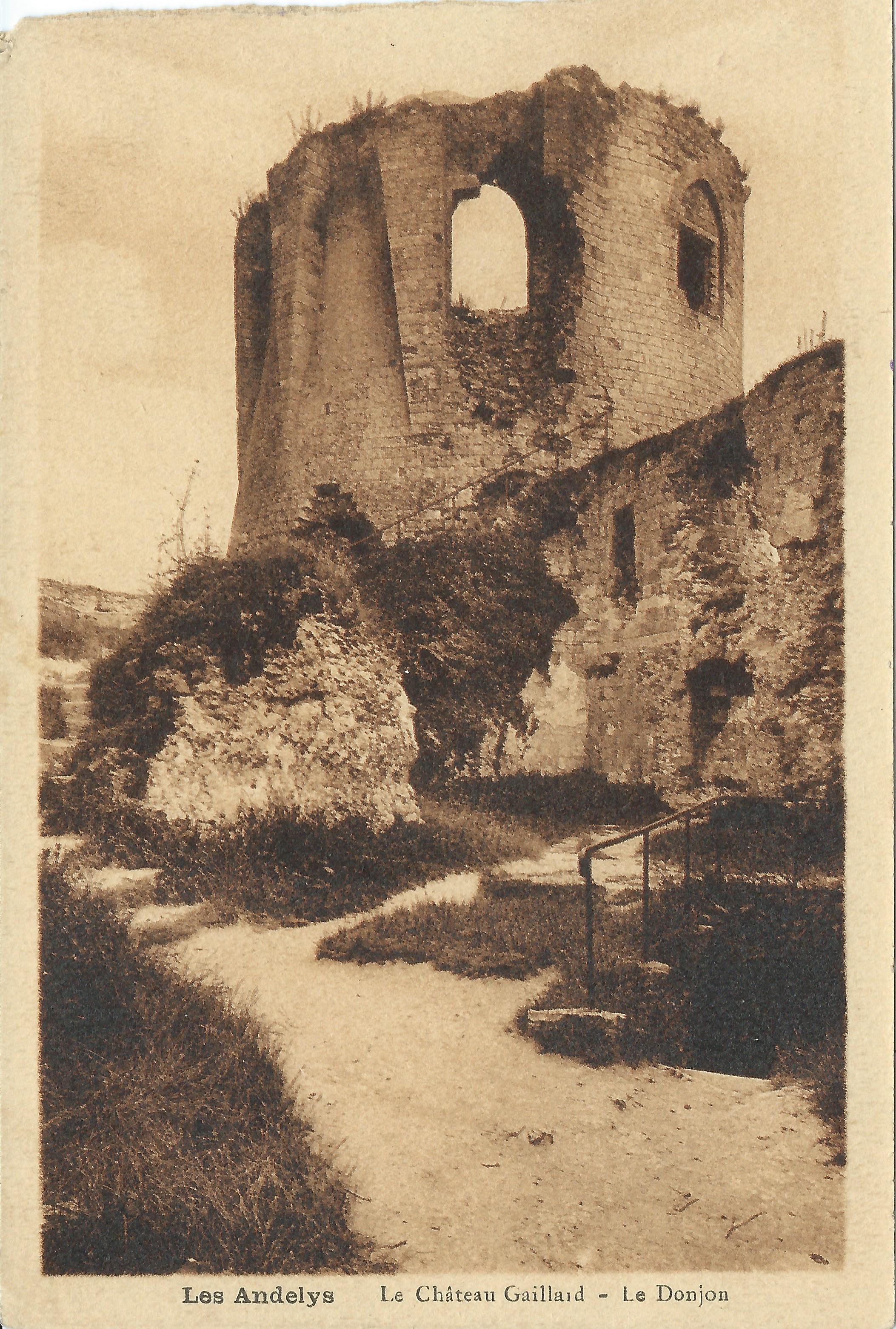 Les andelys tour du chateau gaillard