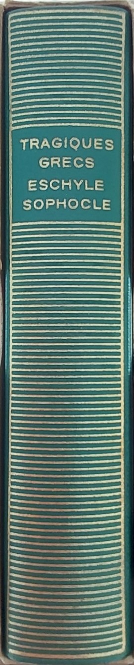 Volume 193 de Eschyle et Sophocle dans la bibliothèque de la Pléiade.