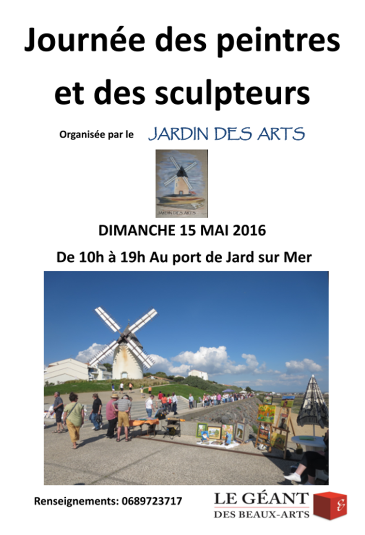 Journee des peintes et sculpteurs Jard sur mer 2016