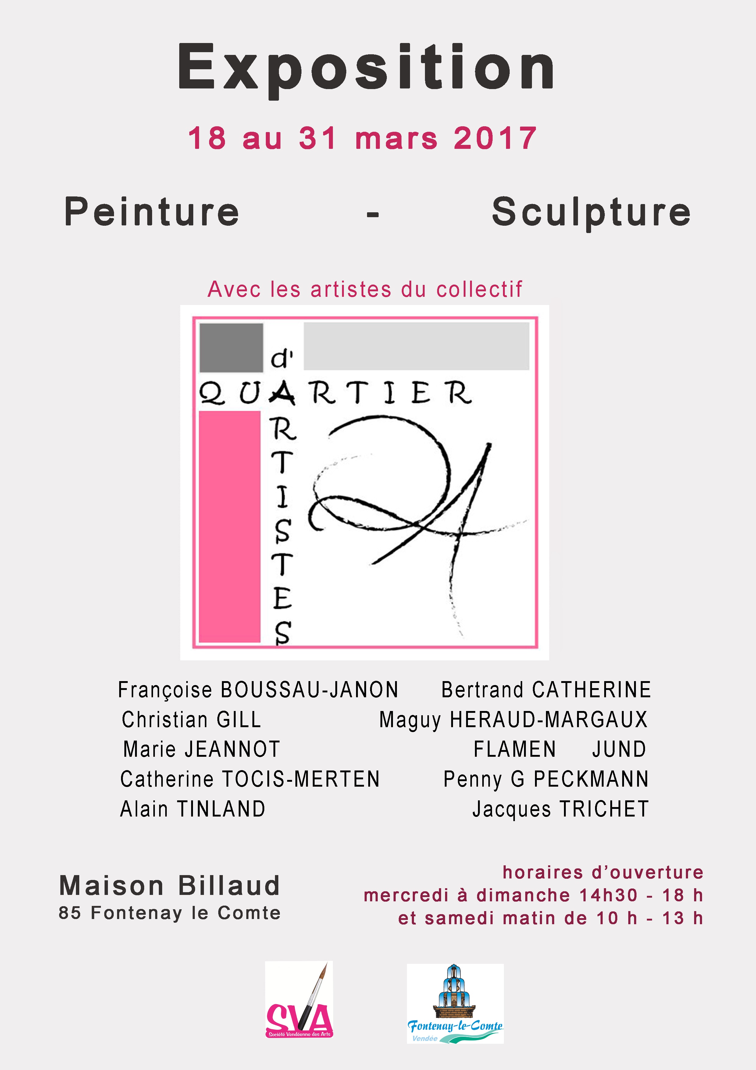 Affiche Quartier d Artistes Fontenay