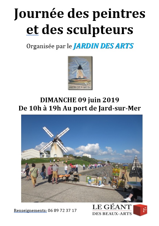 2019 affiche journee des peintes et sculpteurs