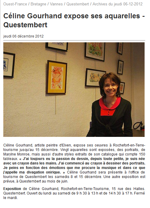 Of expo questembert celine gourhand dec2012
