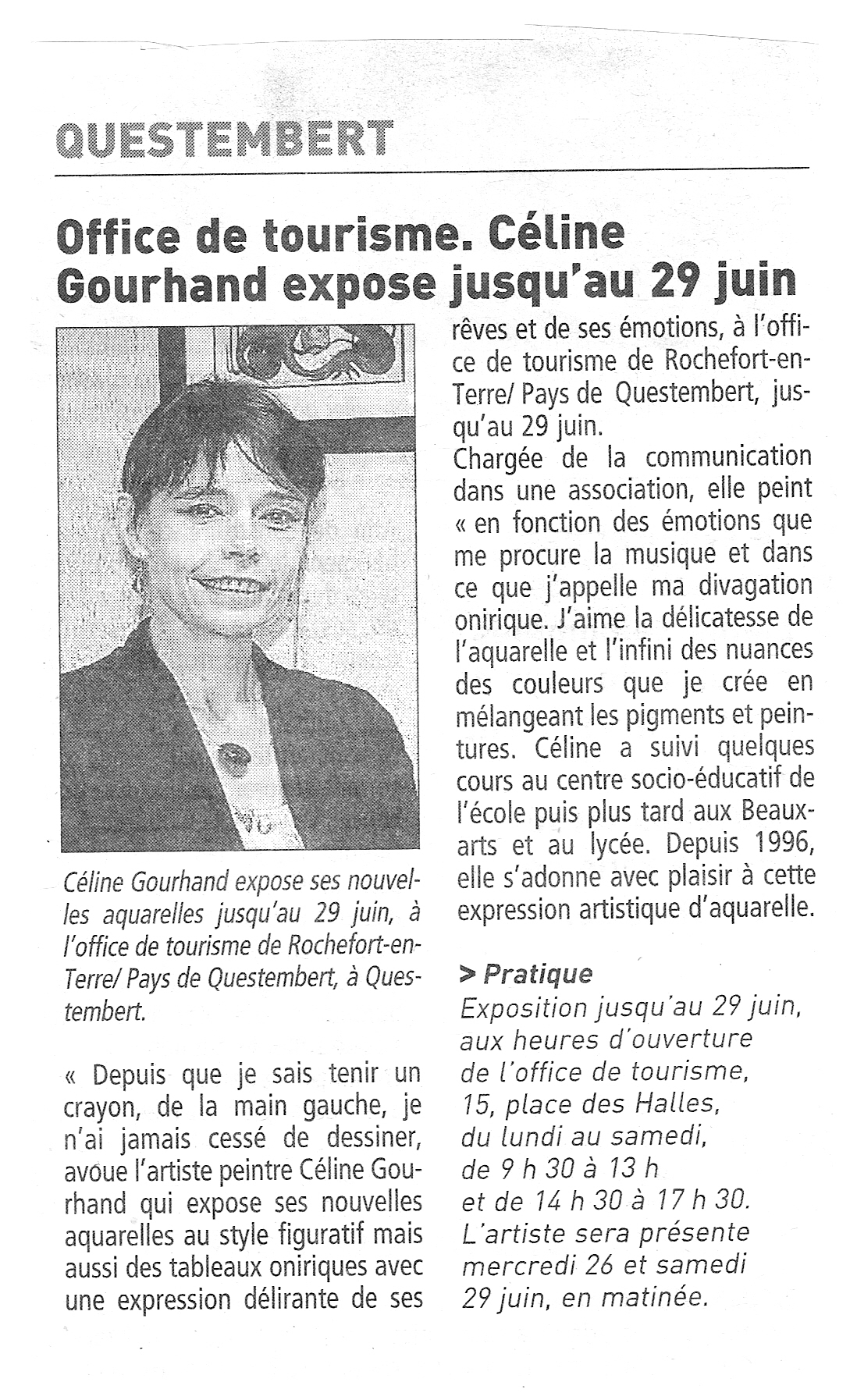 Expo celine glg questembert juin2013