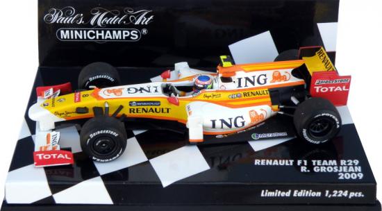 Fabricant : MINICHAMPS
Marque : Renault
Type : R29
Année : 2009
Echelle : 1/43
Couleur : Jaune/Blanc
Matière : MT
Référence fabricant : 400090108
Pilote :Romain Grojean
Prix : 31 euros