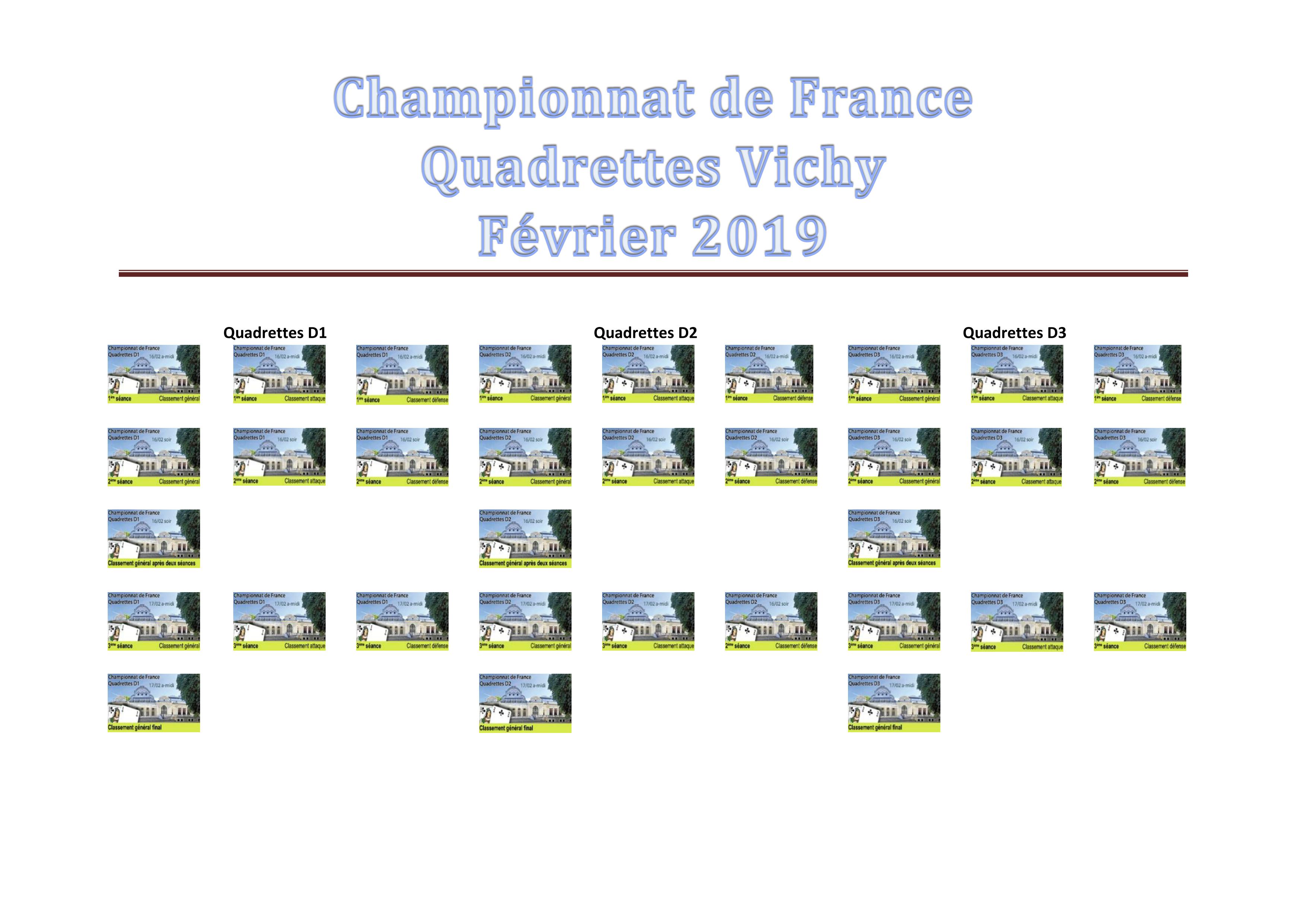 Quadrettes vichy 2019