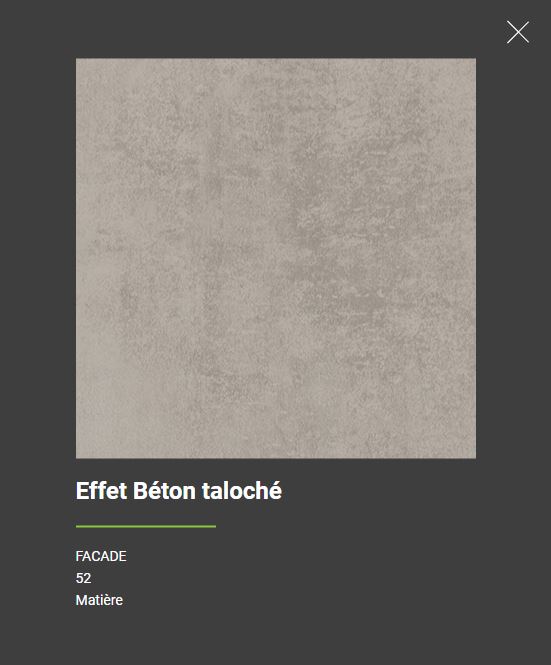 Effet beton taloche