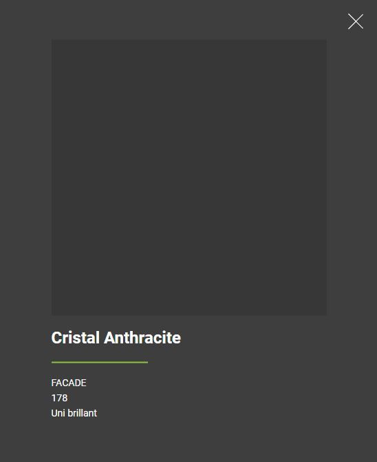 Cristal anthracite