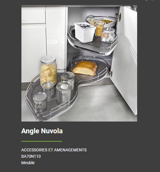Angle bas meuble