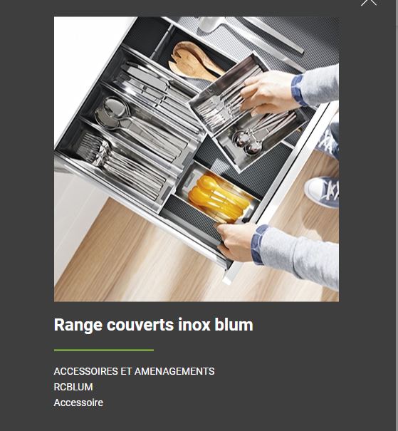 Range couverts inox