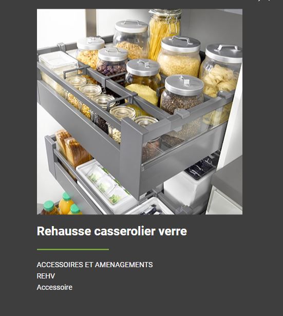 Rehausse casserolier