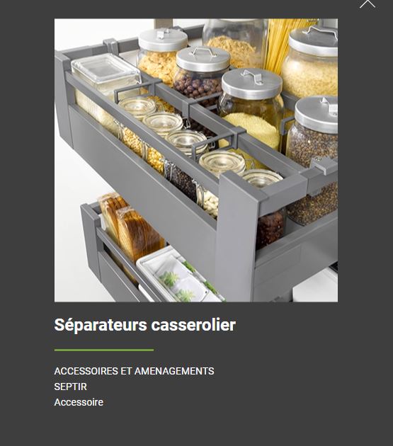 Separateurs tiroirs