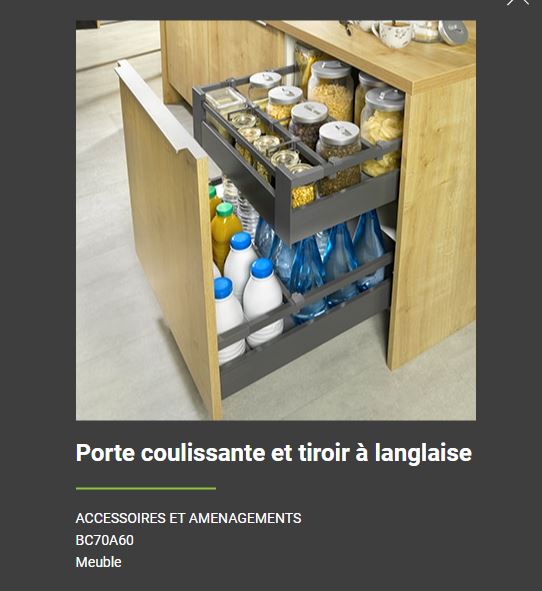 Tiroir anglaise
