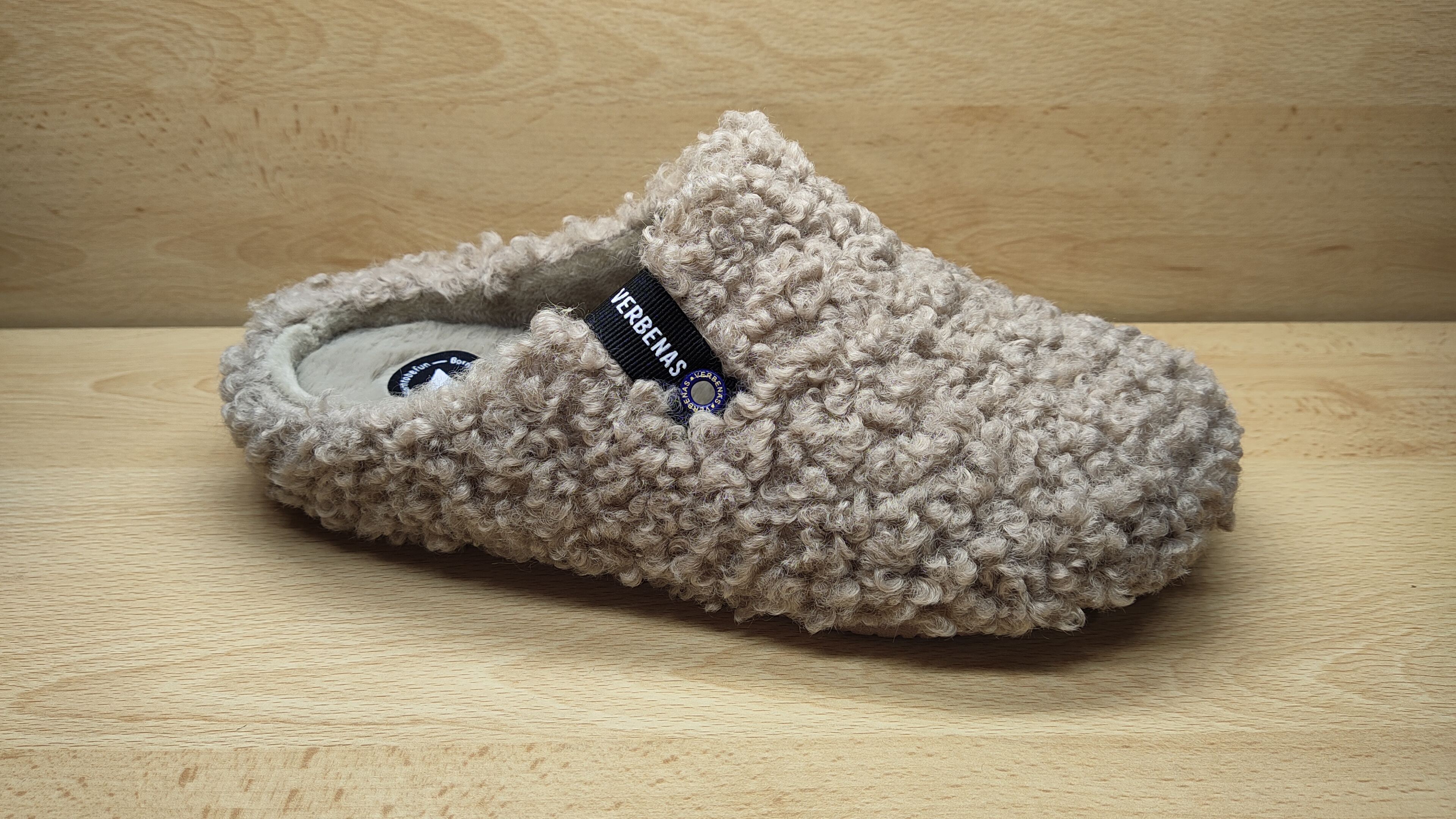 Mule verbenas york curly camel 105026 auxpiedssensibles chaussures com