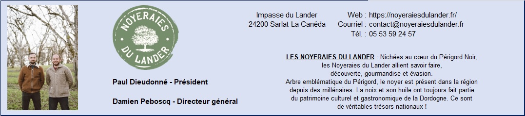Les noyeraies du lander cartouche site