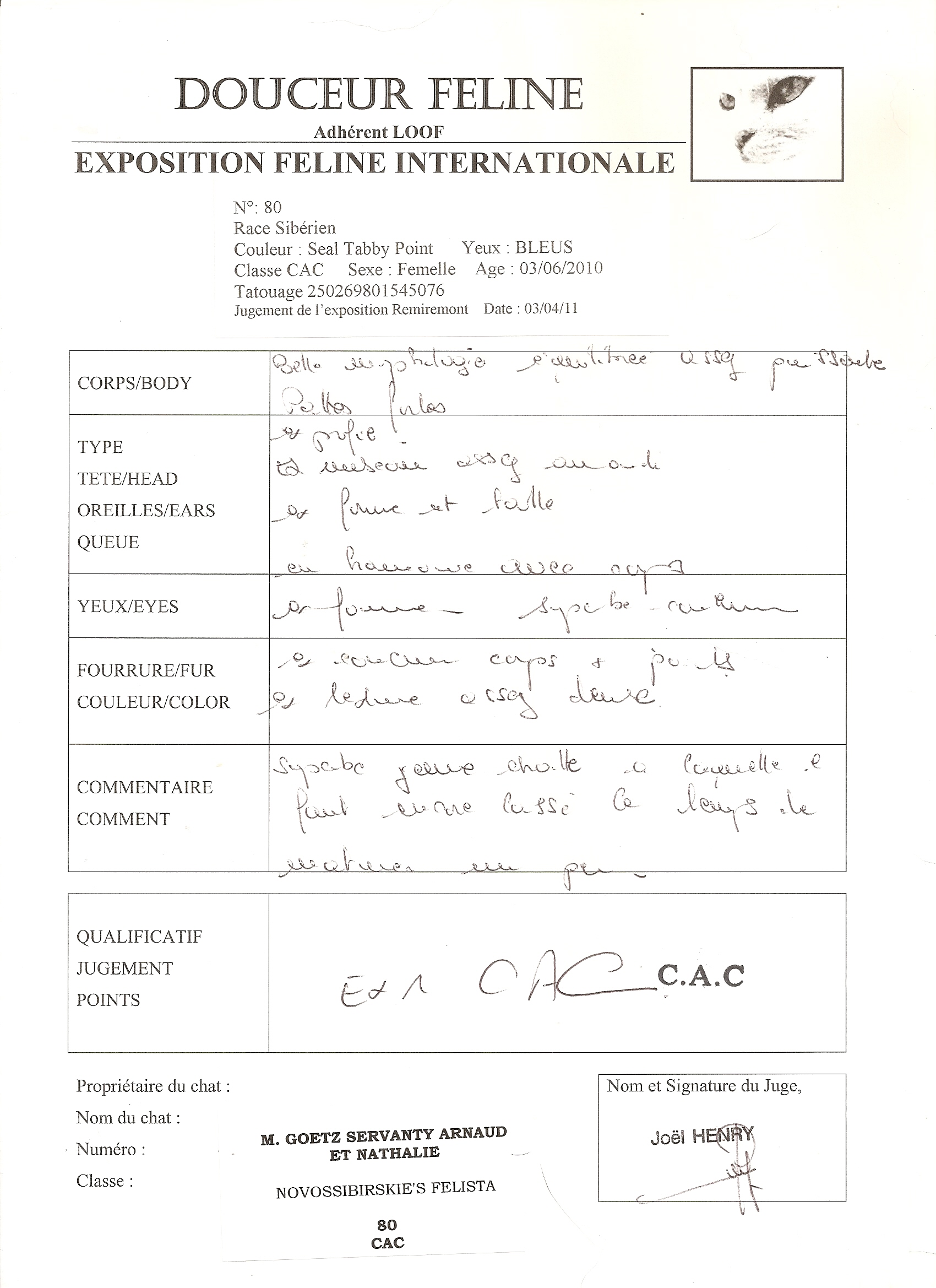 Rapport cac 1 remiremont 03 04 2011