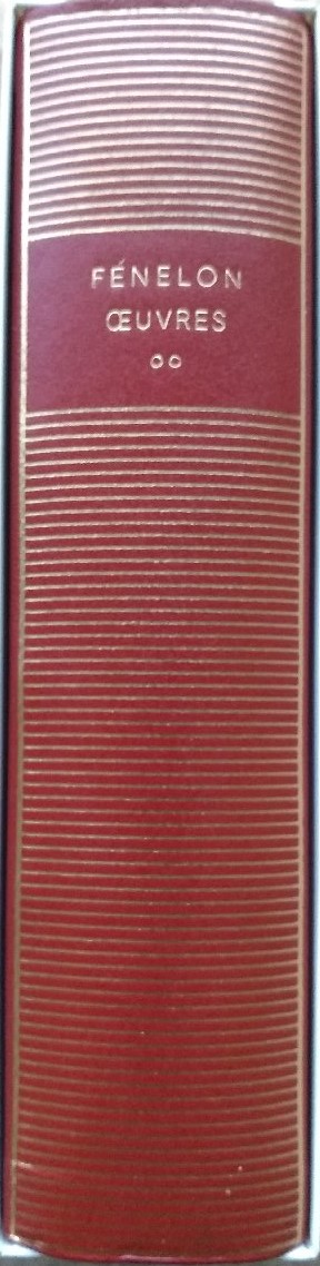 Volume 437 de François de Salignac de La Mothe-Fénelon, dit Fénelon, dans la Bibliothèque de la Pléiade.