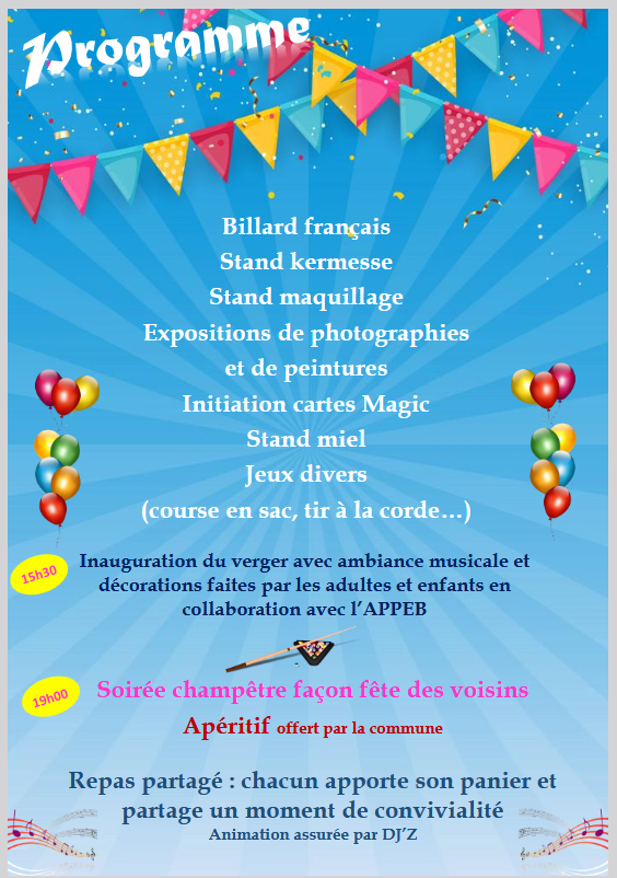 20260620 affiche fete du village 2