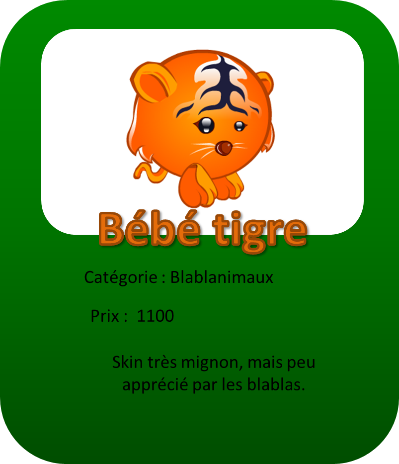 Bebe tigre