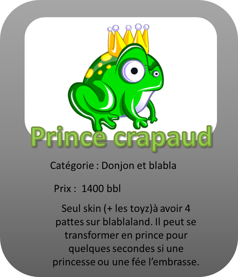 Prince crapaud