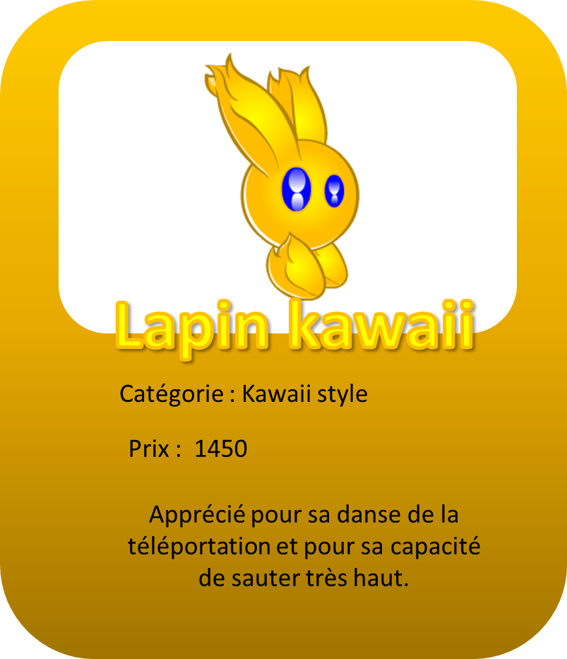 Lapin kawaii