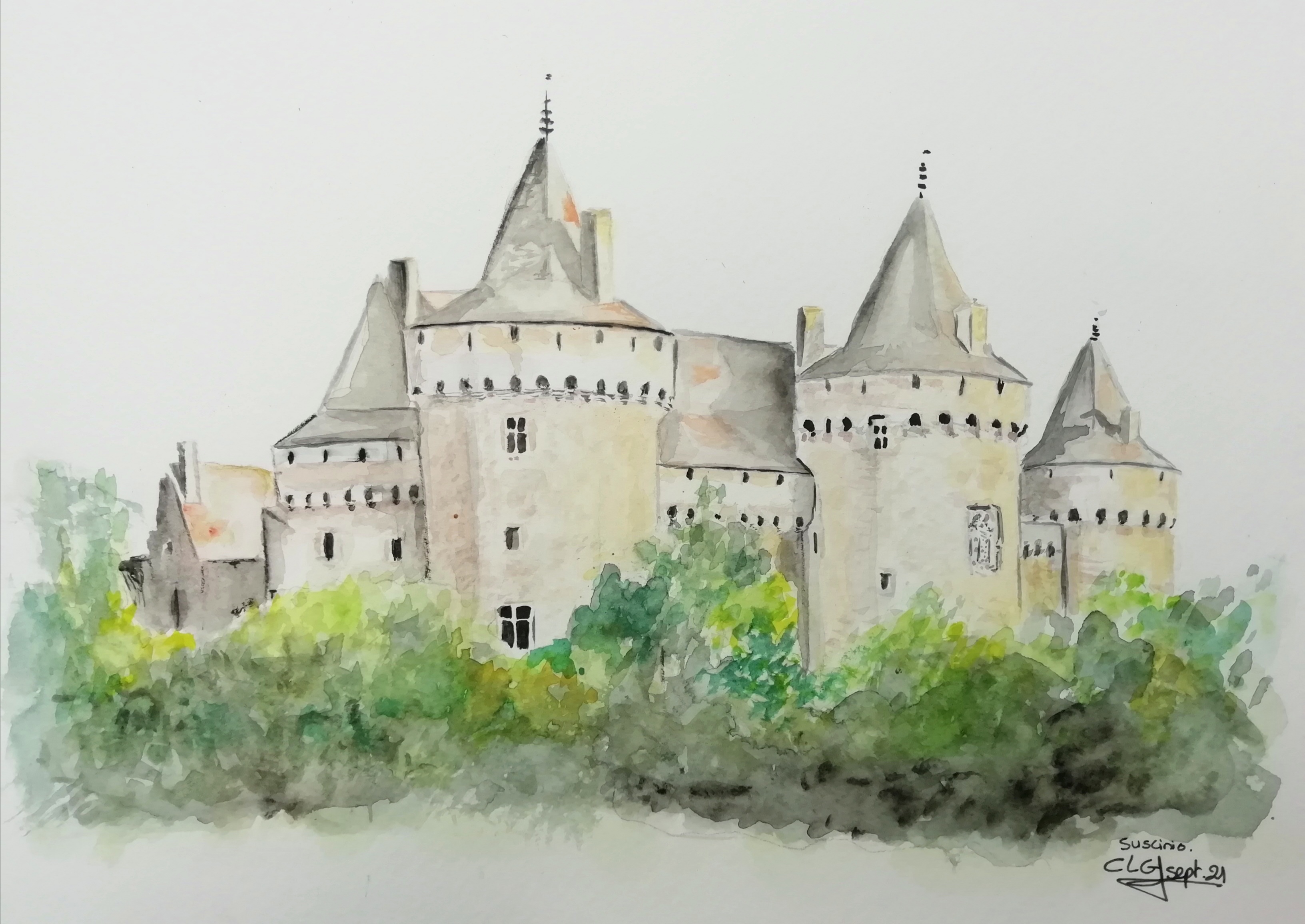 Le château de Suscinio - Aquarelle originale
80 €