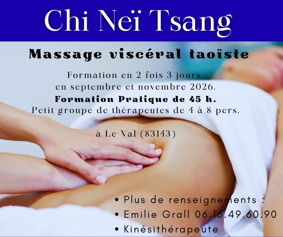 Formation Chi Neï Tsang en petit groupe en septembre et novembre 2026.