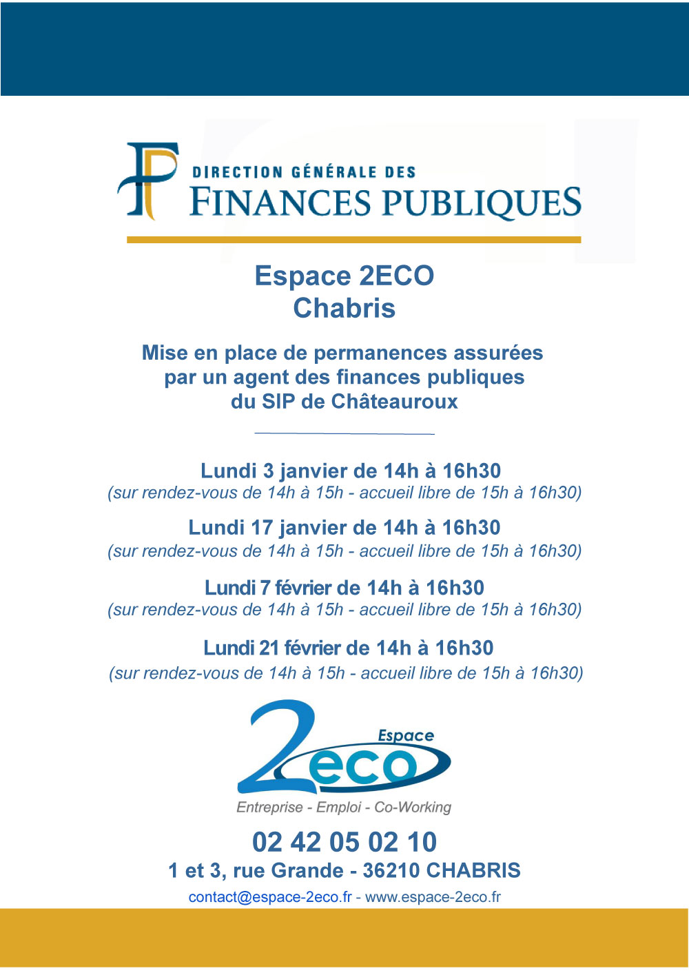 Permanences des Finances Publiques
