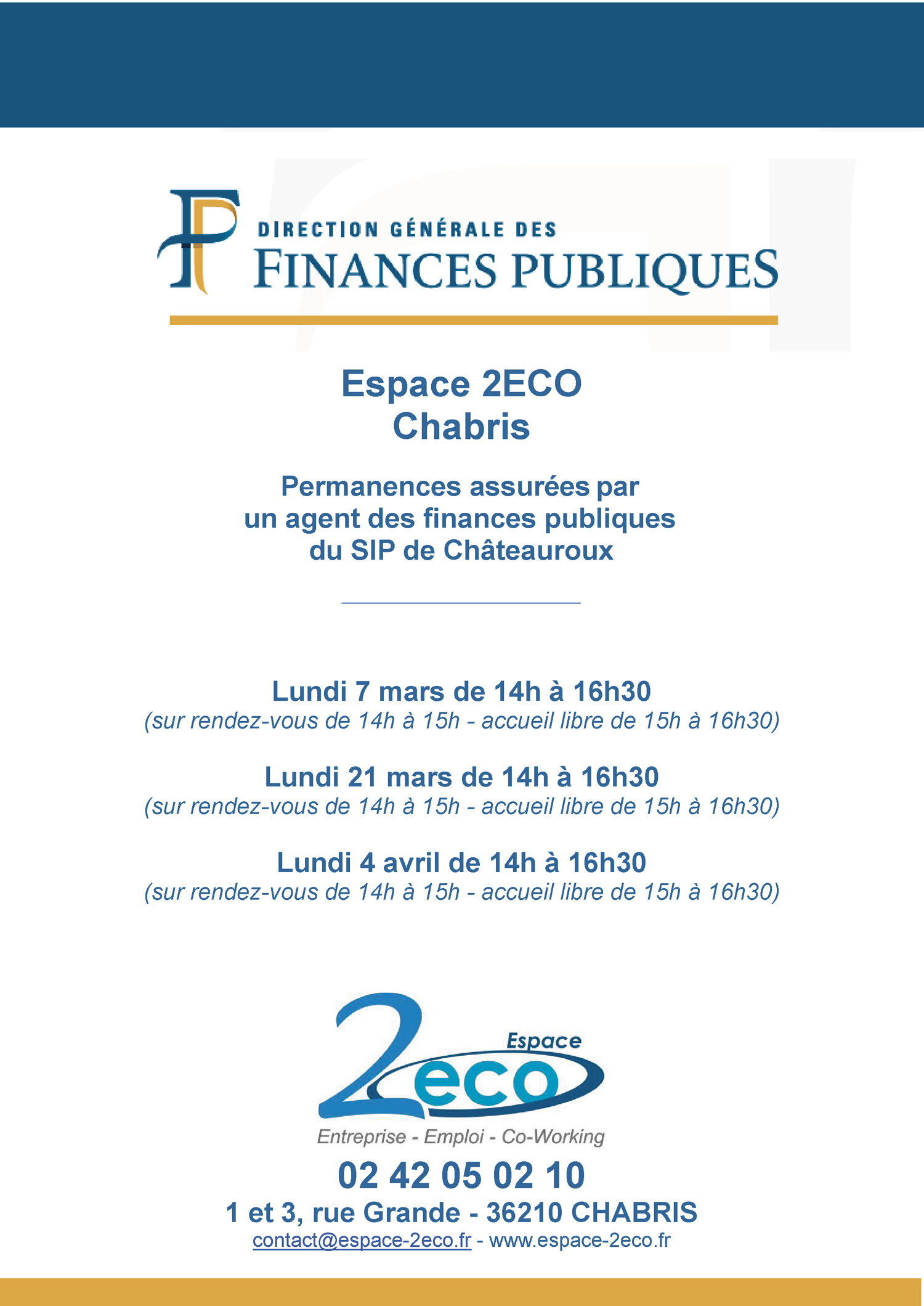Permanences des Finances Publiques