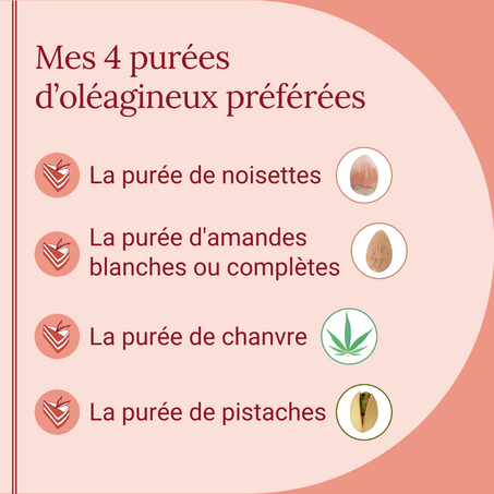 Mes 4 purées d’oléagineux préférées : noisette, amande, chanvre et pistache