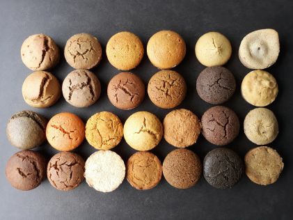Recette test de muffins sans gluten pour comparer 26 farines sans gluten, amidon et fécules