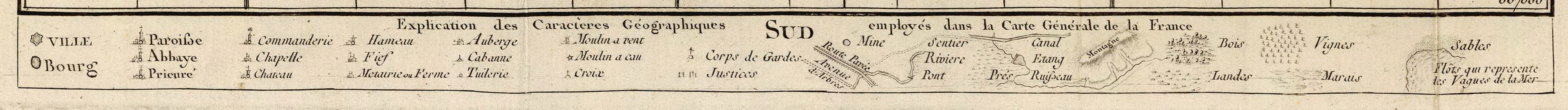 Le-gende de la carte de France