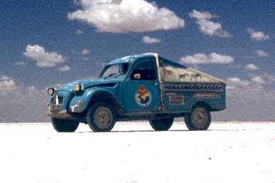 Sahara Mauritanie 2cv dunes gps de sert Cyril et Sylvie 2cv AK 400 tour d Afrique