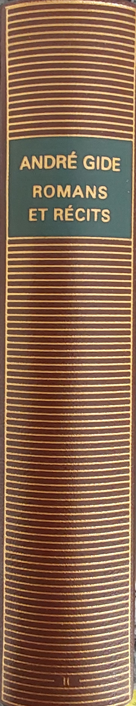 Volume 551 de André Gide dans la Bibliothèque de la Pléiade.