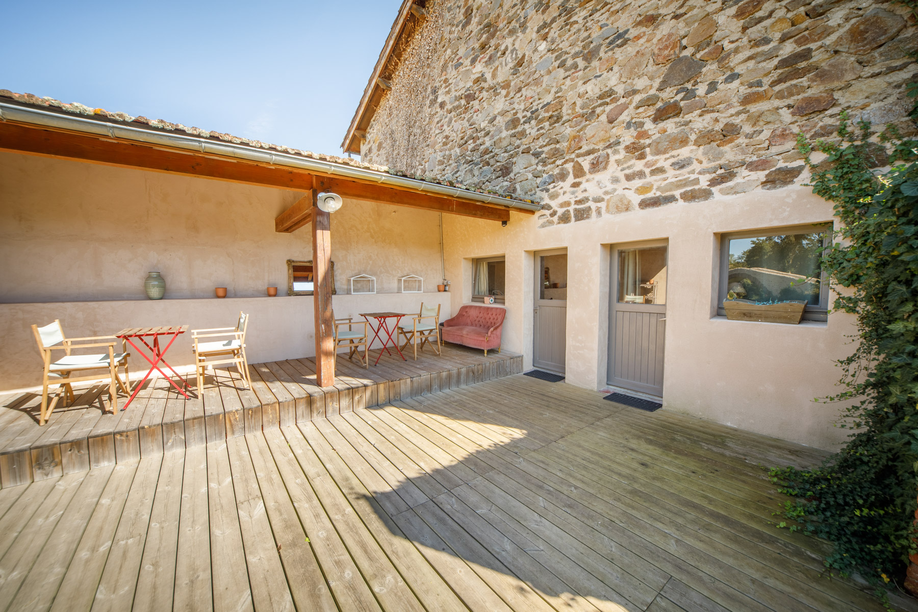 Ernest et capucine terrasse