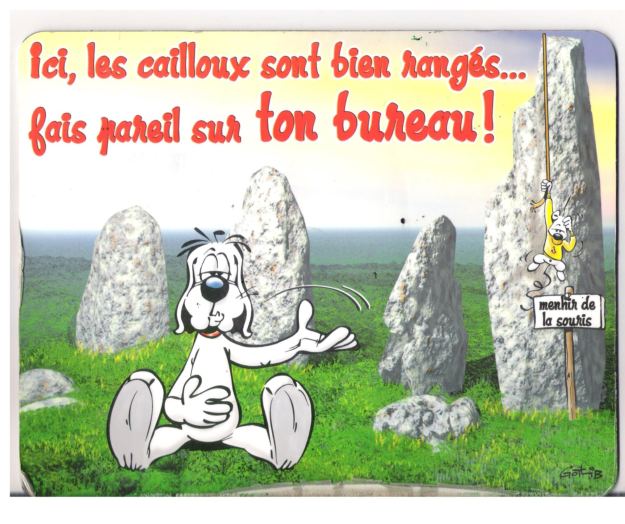 Tapis de souris gotlib 00