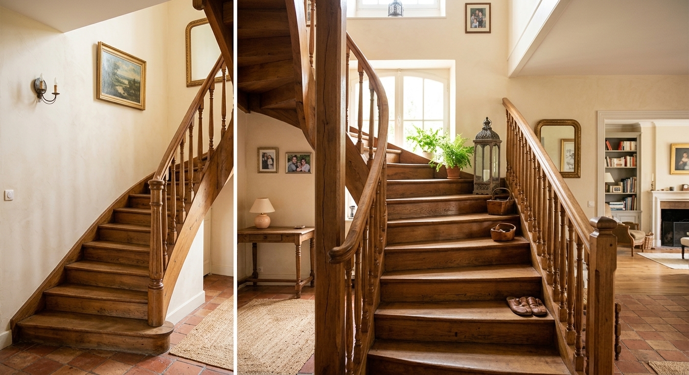 Escalier-bois