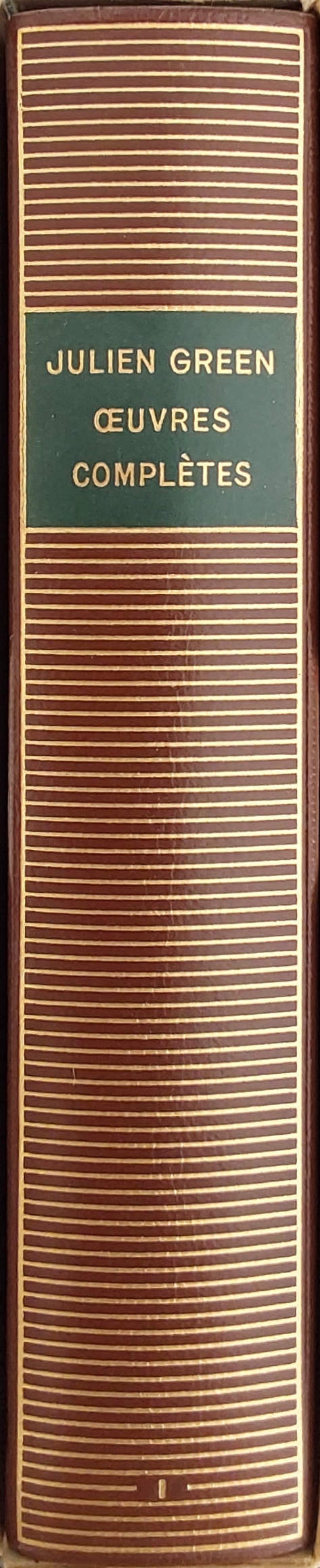 Volume 235 de Julien Green dans la Bibliothèque de la Pléiade.