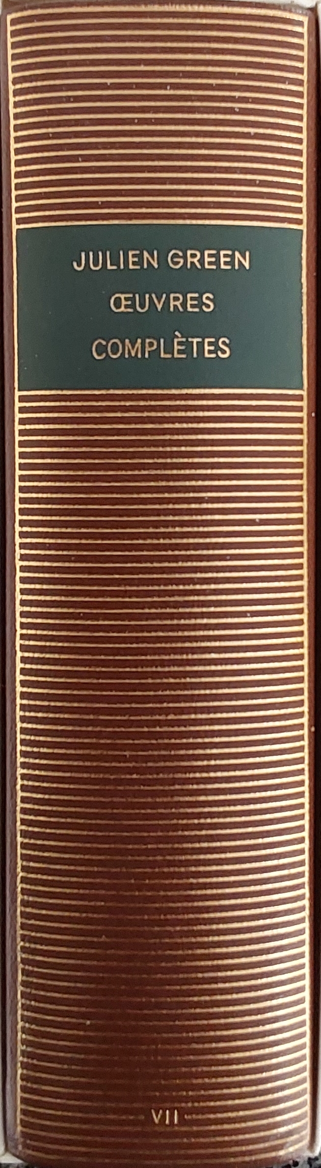 Volume 411 de Julien Green dans la Bibliothèque de la Pléiade.