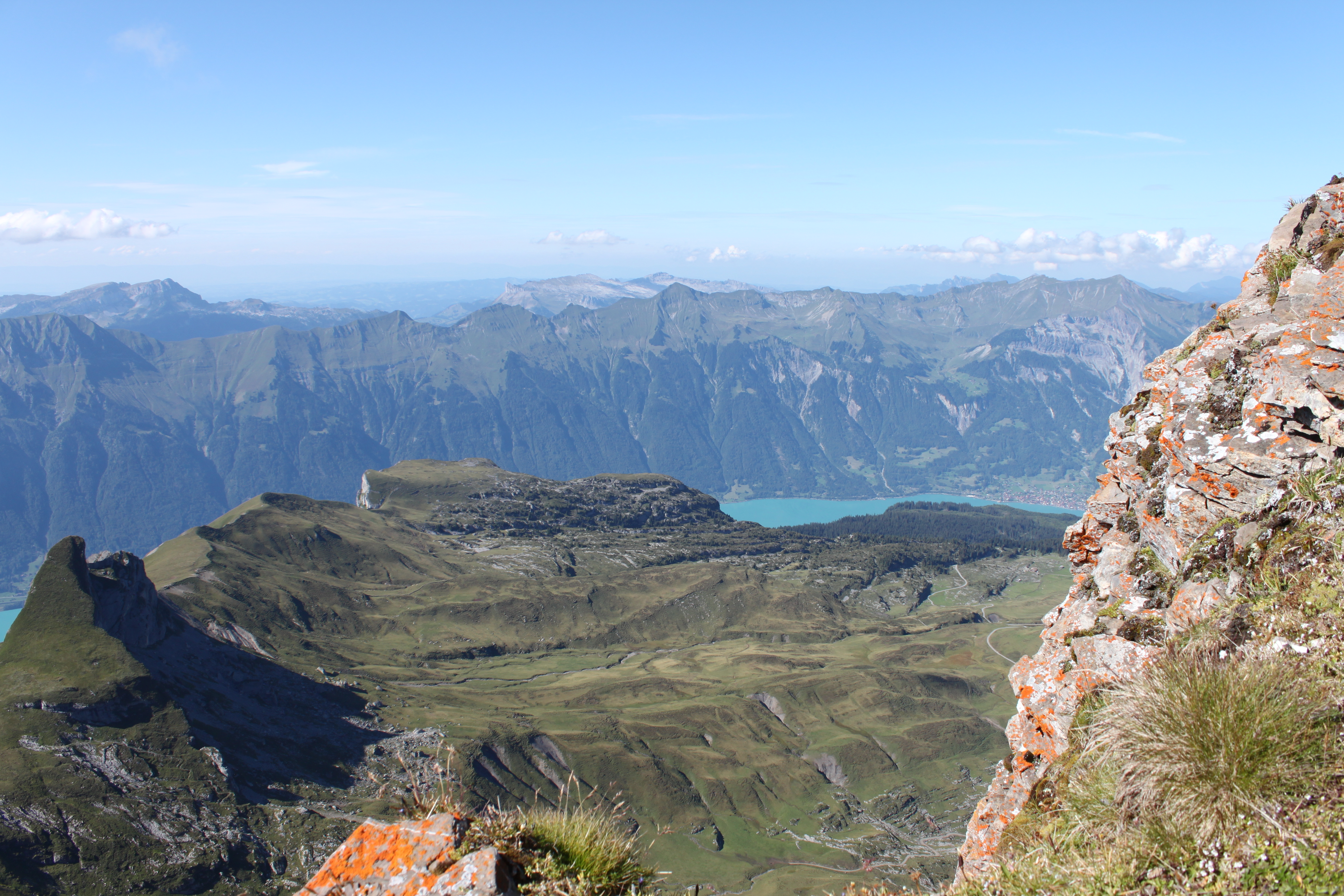 Lac de Brienz depuis la crête du Faulhorn / Site de Bachsee