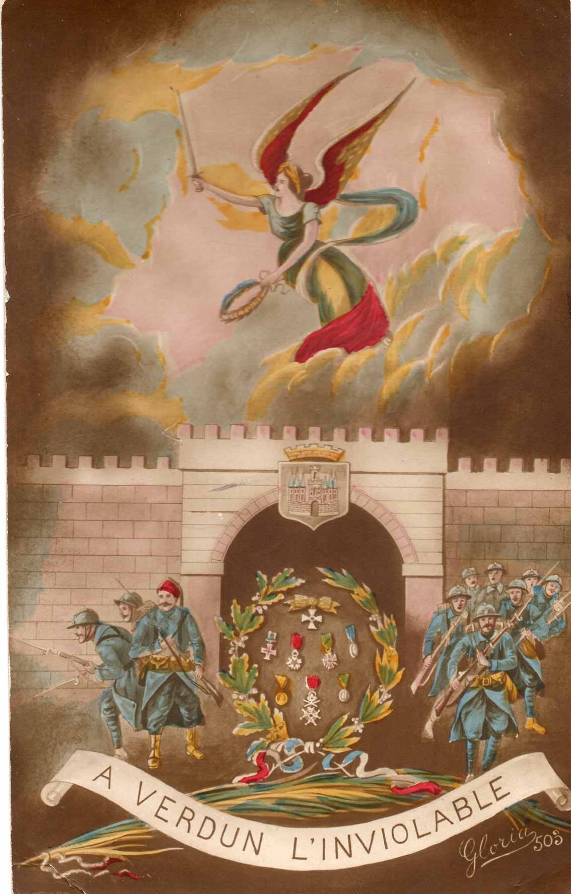 Carte postale guerre 14 1