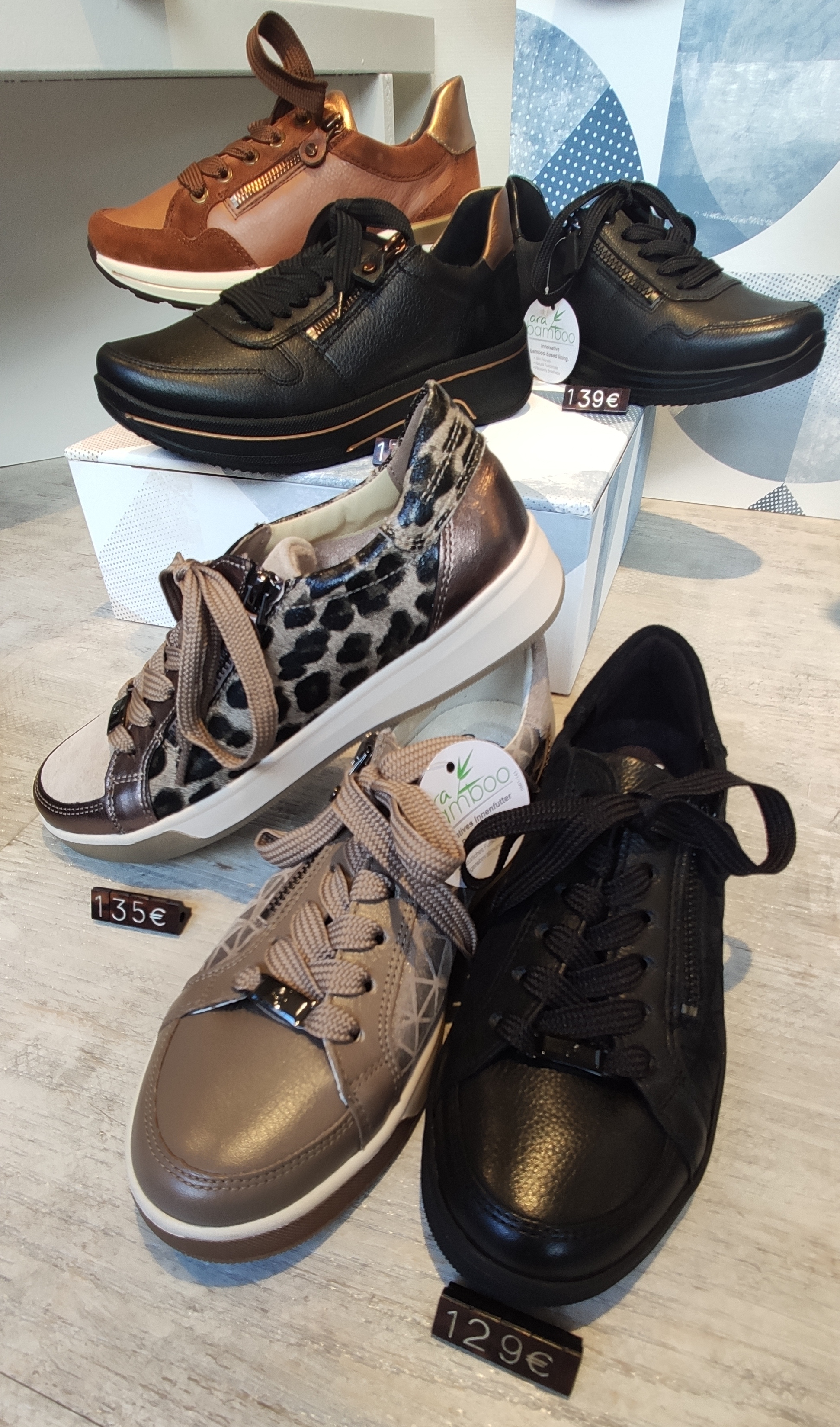 Sneakers ara rom auxpiedssensibles chaussures com